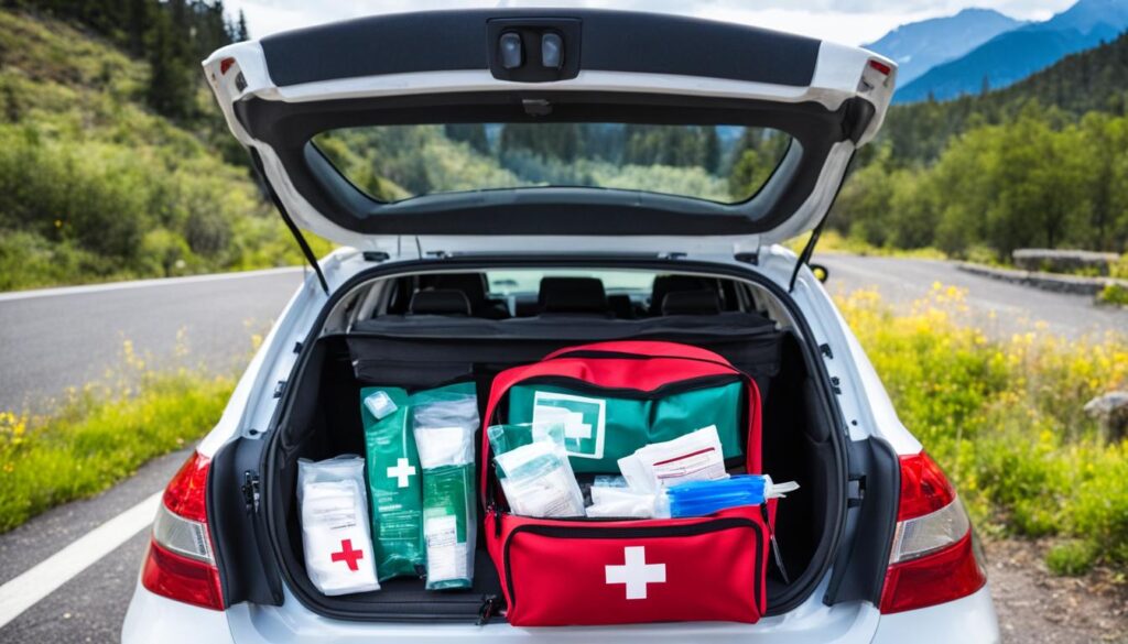 Verbandskasten im Auto Verbandskasten im Auto