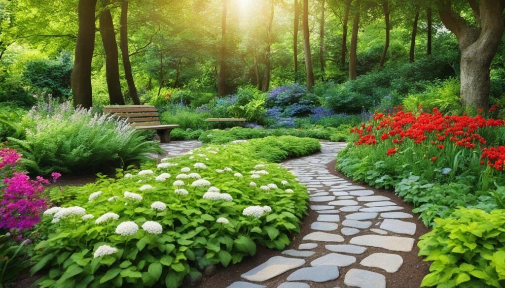 Gartenweg aus Stein Gartenweg aus Stein