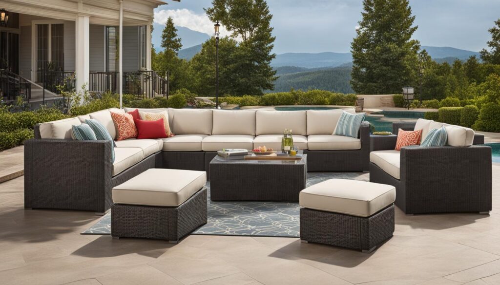 Personalisierte Gartenlounge Personalisierte Gartenlounge