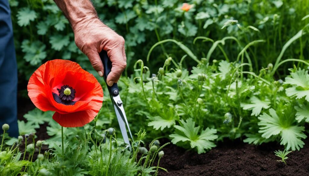 Pflege von Mohnblumen im Garten Pflege von Mohnblumen im Garten