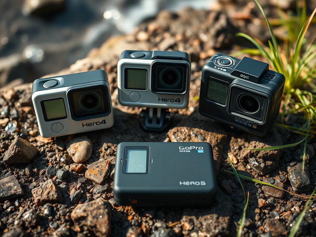 GoPro Hero 4, GoPro Hero 5, DJI Osmo Action 4 GoPro Hero 4, GoPro Hero 5, DJI Osmo Action 4