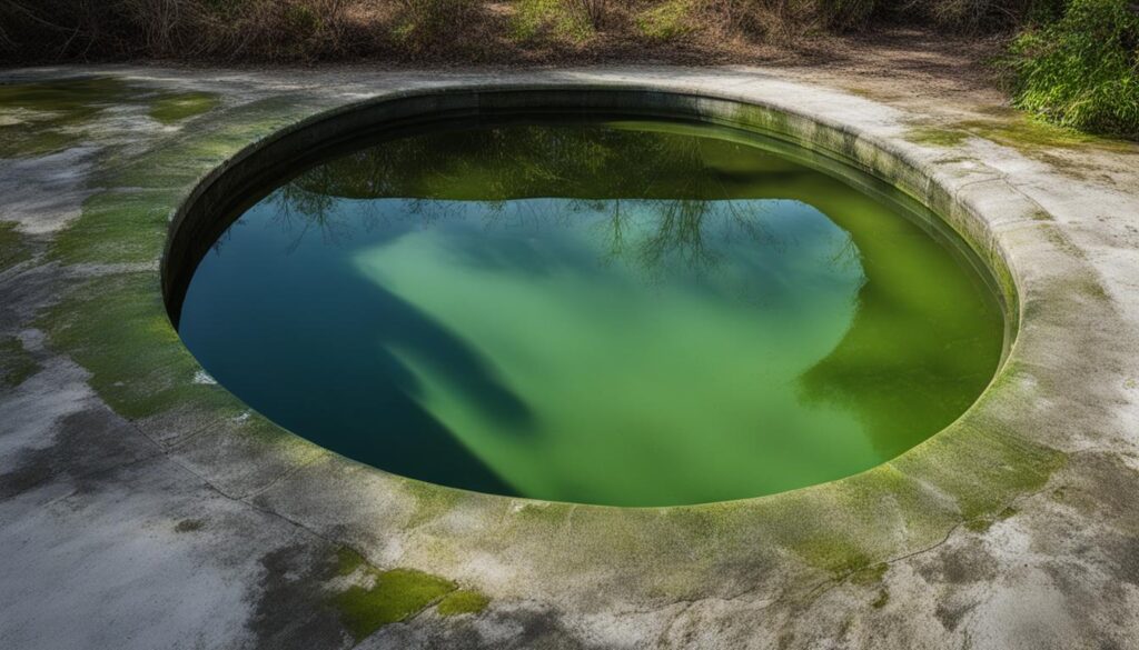 Poolwasser grün Poolwasser grün