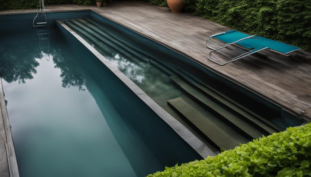 Trübung des Poolwassers Trübung des Poolwassers