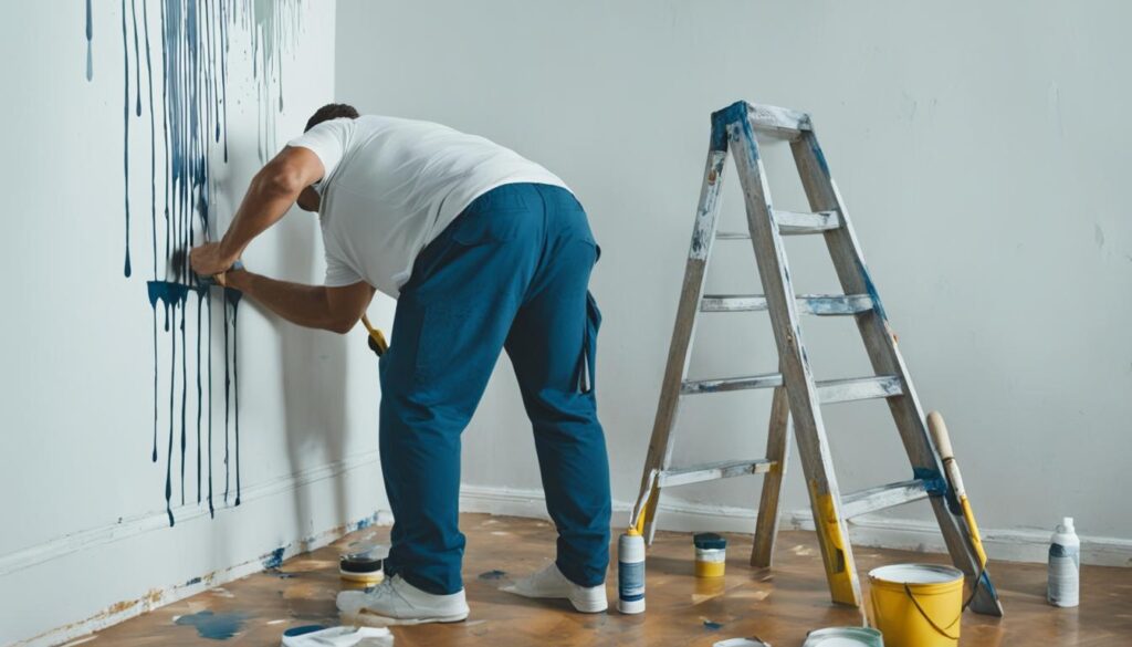 Herausforderungen beim Streichen einer Wand mit Rand