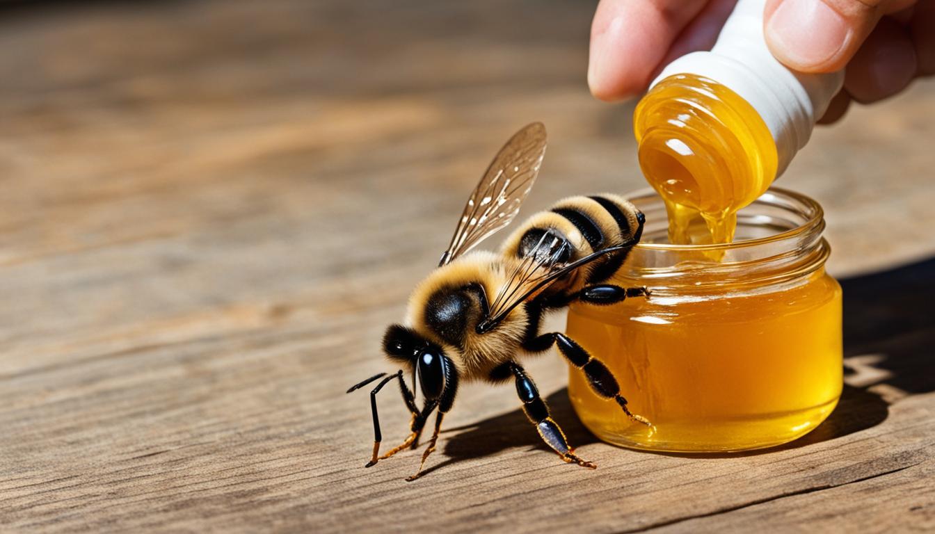bienenstich stachel noch drin
