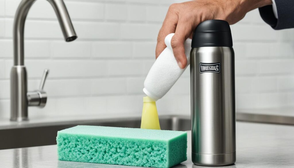 Thermoskanne aus Edelstahl reinigen Thermoskanne aus Edelstahl reinigen