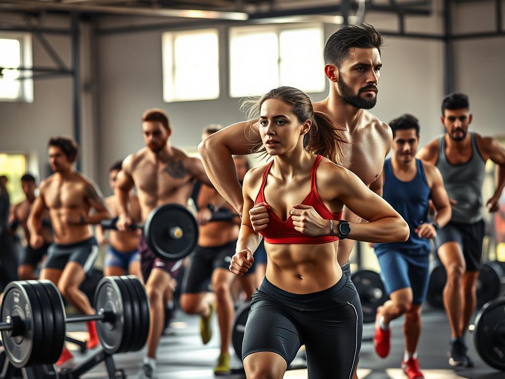 Krafttraining und Ausdauertraining für Fettverbrennung